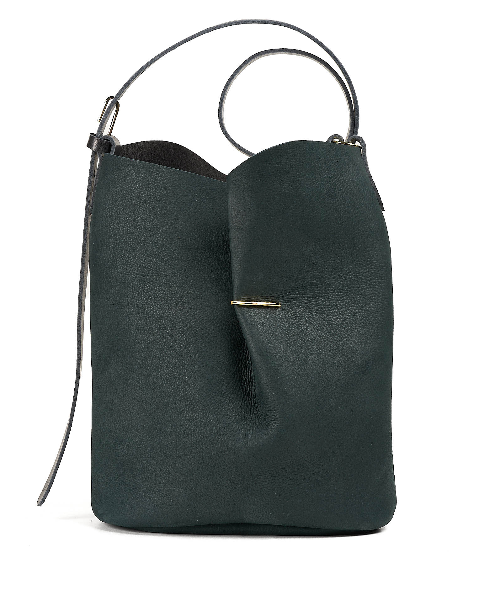 daniele basta leather and silver bags - FRONT